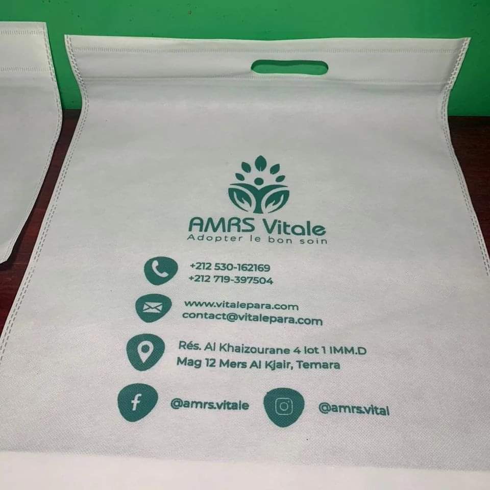 Sachet poignée personnalisé